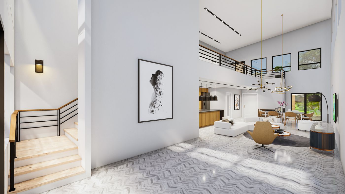 A light, elegant interior